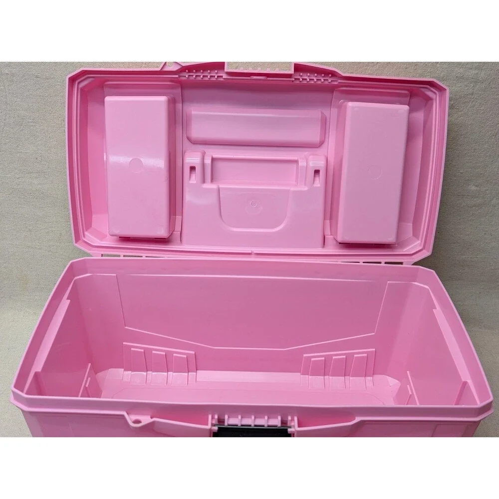 ArtBin Pink Ribbon Breast Cancer Awareness 1 Tray Craft Tool Supply Box Case